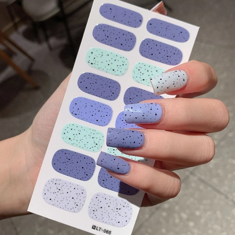 Pegatinas para Uñas con Patrón de Huevo de Codorniz de Pascua LT-065 Lunares Autoadhesivas Decoración de Uñas Mujer