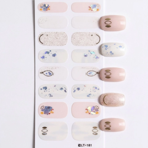 Pegatinas para Uñas Impermeables de Larga Duración Estampado Leopardo Purpurina Rosa Dorado Línea Diseño Nail Art 16 Consejos