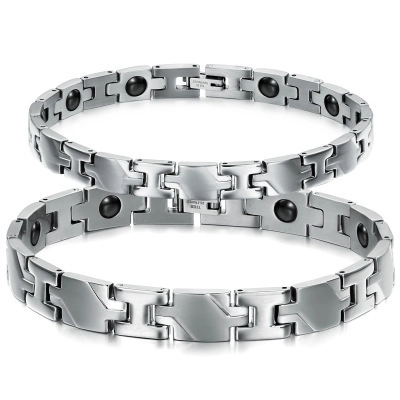 Magnettherapie Titanstahl Armband Für Herren Damen Gesundheit H-Glied Edelstahl Armband Pärchen Schmuck Geschenk