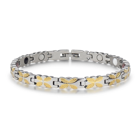 Koreanisch Damen 18K Vergoldet Edelstahl Magnet Armband Schmetterling Design Minimalistisch Mode Schmuck Geschenk