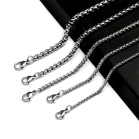 Collar Con Colgante de Mancuerna de Acero de Titanio Retro para Hombre Estilo Deportivo de Levantamiento de Pesas Pulido