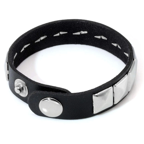 Punk Leather Studded Bracelet For Men Women Gothic Rock Metal Chain Spiked Rivet Bangle Handcrafted Adjustable Streetwear Jewelry Accessory