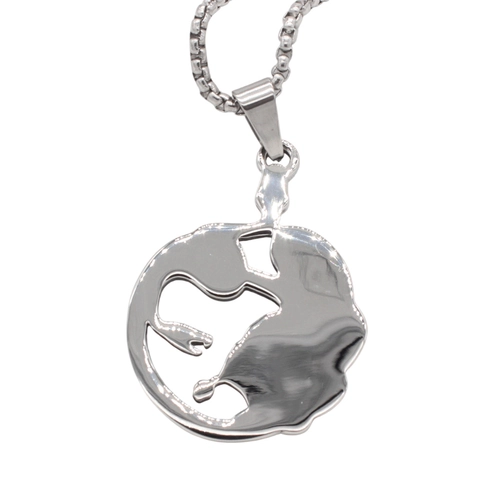 Vintage Medusa Kopf Anhänger Titanstahl Schlange Kreisförmiges Relief Hip Hop Schmuck Zubehör Gothic Punk Stil Geschenk Medusa