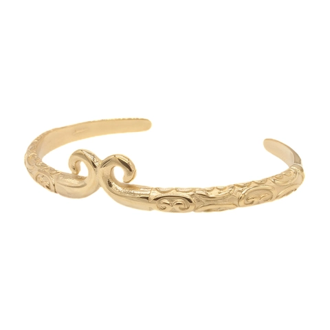 Bracciale a Polsino in Acciaio al Titanio Retrò per Uomo Donna Motivo a Nuvola in Rilievo Regolabile Tightening Curse Personalità Gioielli Etnici