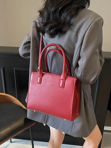 Damen High-End PU Leder Umhängetasche Kleine Tragetasche Henkeltasche Mit Verstellbarem Riemen Für Den Alltag Damen Mode Handtasche