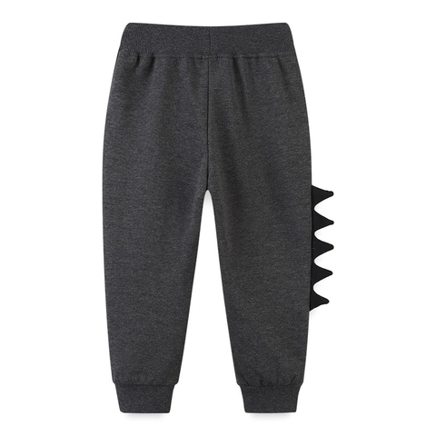 Jungen Western-Stil Casual Baumwolle Jogginghose Dinosaurier Cartoon Stickerei Lange Hose Herbst Sport Jogger Für Kinder