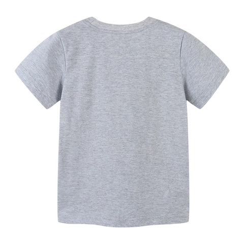 Παιδικό T-Shirt με Κοντό Μανίκι και Σχέδιο Αεροπλάνο Καρτούν Βαμβακερό Καλοκαιρινό Casual Τοπ Αναπνεύσιμο για Αγόρια
