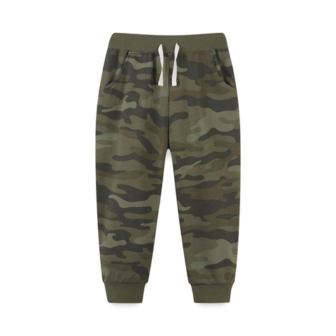 Kids Cotton Camouflage Jogger Pants Toddler Boys Girls Elastic Waist Drawstring Sweatpants Casual Sport Trousers With Pockets