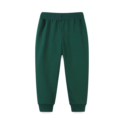 Pantaloni Sportivi in Cotone con Ricamo di Insetti per Ragazzo Joggers Morbidi e Traspiranti per Bambini Uso Quotidiano