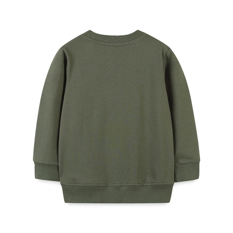Felpa da Ragazzo in Cotone con Stampa Dinosauro Girocollo Casual Pullover Top per Bambini Abbigliamento Autunno Inverno