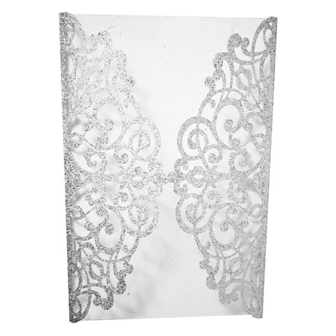 Glitter Laser Cut Wedding Invitation Cards Hollow Out Wedding Invitations For Engagement Bridal Shower Party Celebration