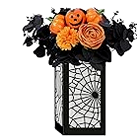 Halloween Karton Spinnennetz Lampenschirm Hohle Dekorative Hülle Für Elektronische Kerze Gruseliges Party Blumenarrangement
