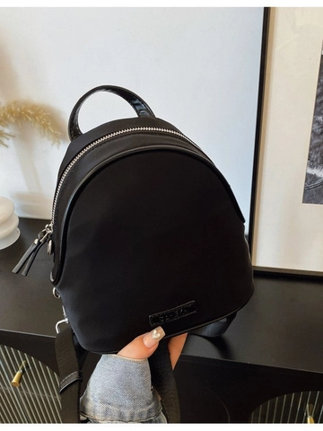 Mochila de Lona con Forma de Concha de Moda para Mujer Mini Bolsa Escolar Estilo Coreano Ligera de Gran Capacidad de Viaje Casual