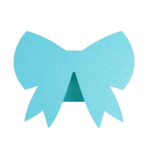 Marque-places de Mariage Nœud 3D Découpe Laser Papier Perlé Ajouré Cartes de Nom de Table pour Fête Banquet Cérémonie