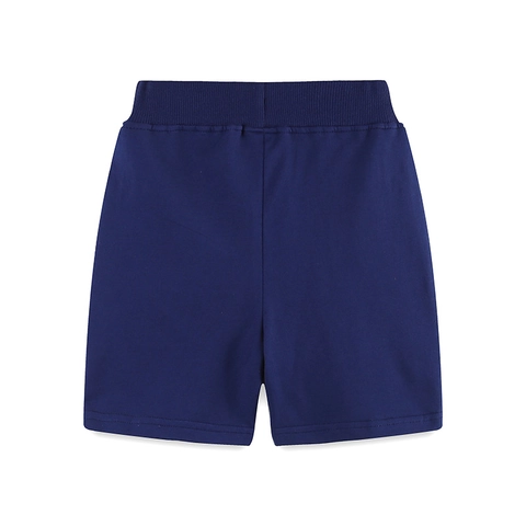 Pantaloncini in Cotone per Ragazzi Ricamo Escavatore Veicolo da Cantiere Coulisse Elastica in Vita Casual Estivi Bambini