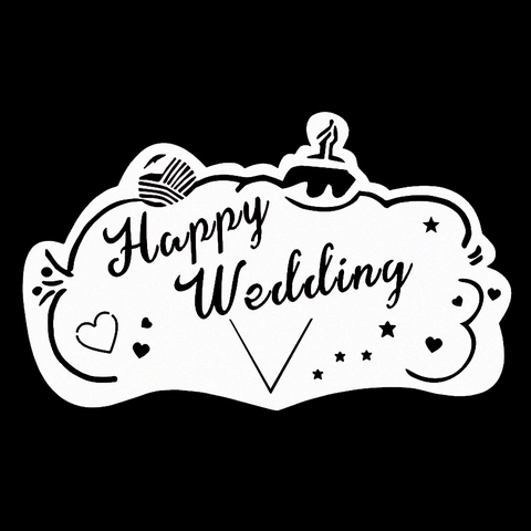 Biglietti Per Bicchiere Da Vino In Carta Perlata Taglio Laser Happy Wedding Design Decorazione Tavola Decorazione Romantica Banchetto Nuziale