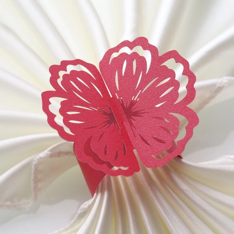Eleganti Portatovaglioli in Carta Tagliati al Laser Fibbie per Tovaglioli a Farfalla Intagliate per Matrimoni Feste Banchetti Decorazioni per la Tavola