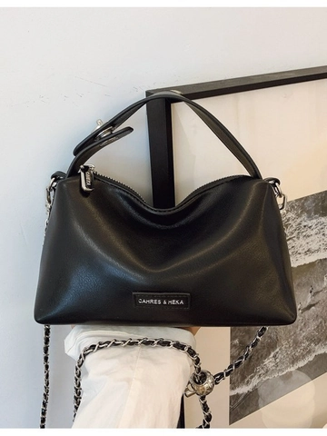 Dames Mode PU Leer Schoudertas Grote Capaciteit Veelzijdige Crossbody Tas Eenvoudige Ketting Handtas Voor Dagelijks Woon-Werkverkeer