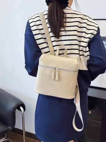 Minimalist Women Fashion Backpack Cloth Korean Style Lightweight Travel Rucksack Small Versatile School Bag For Girls Daily Use