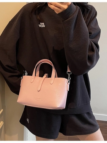 Piccola Borsa Quadrata alla Moda di Fascia Alta per Donna Borsa a Tracolla in Pelle PU Goffrata per Pendolarismo Quotidiano