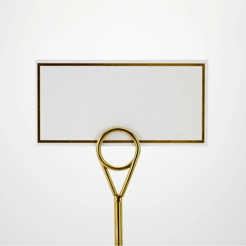 Elegant Wedding Place Cards Gold Foil Border Pearl Paper Table Name Cards For Banquet Party Reception Table Decor