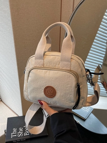 Bolso Bandolera Casual de Nailon para Mujer Bolso de Mano Cuadrado Pequeño con Correa Ajustable Bolso de Hombro Diario