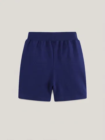 Pantaloncini in Maglia di Cotone 100% per Ragazzi Ricamo Escavatore Veicoli da Cantiere Cartone Animato Estate Casual Sportivi Pantaloni per Bambini Abbigliamento Morbido Traspirante