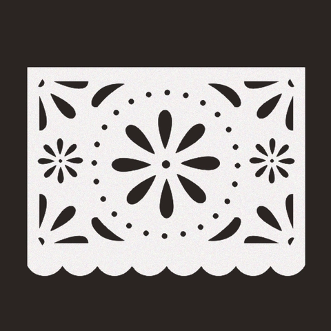 Eleganter Weißer Perlmuttpapier Hohlbanner Für Hochzeitsfeier Dekorationen Laserschnitt Blumen Girlande Mexikanischer Stil Papel Picado