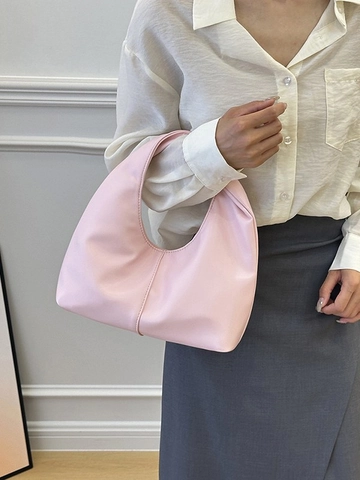 Sac Nuage Plissé Vintage Sac à Main en Cuir PU Minimaliste pour Femmes Style Coréen Rétro Dumpling Sac Hobo Quotidien