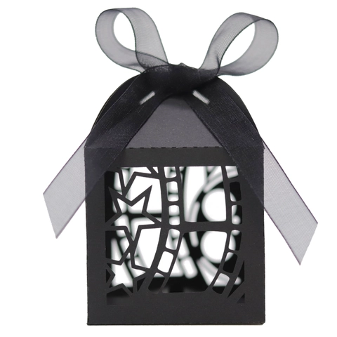Laserschnitt Film Thema Gastgeschenkboxen Filmrolle Design Hohl Süßigkeiten Schokolade Geschenkbox Schleife Hochzeit Party Deko