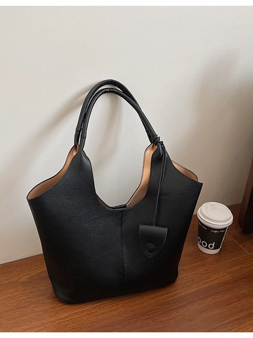 Borsa Tote da Donna Grande Capacità Minimalista in Pelle PU Trama Martellata Borsa a Spalla Hobo Casual Viaggio Lavoro