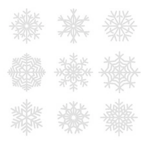 Dessous de Verre en Papier Flocon de Neige Découpés au Laser Décoration de Fête de Noël Marque-place en Carton Perlé pour Banquet de Mariage Décor de Table Flocon Blanc