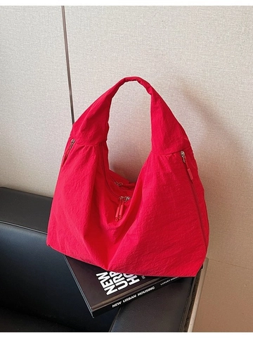 Bolso Tote de Lona de Gran Capacidad para Mujer Minimalista Color Sólido Estilo Relajado Bolso de Hombro Casual Diario Bolso Hobo