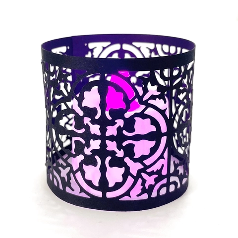 Paralume in Carta Intagliata al Laser per Feste Matrimonio Romantico Copertura Decorativa in Carta per Candele LED Tealight