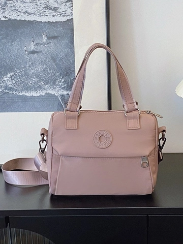 Damen Mode Nylon Umhängetasche Kleine Quadratische Handtasche Lässige Leichte Schultertasche Mit Verstellbarem Breitem Gurt