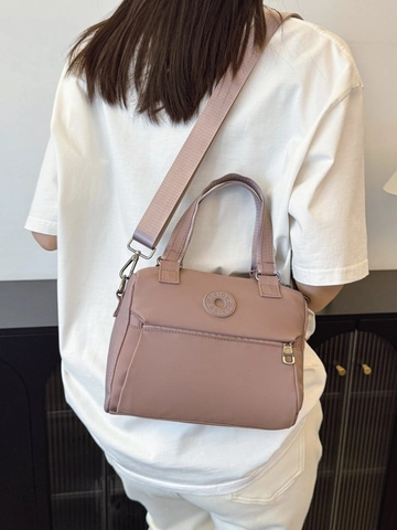 Damen Mode Nylon Umhängetasche Kleine Quadratische Handtasche Lässige Leichte Schultertasche Mit Verstellbarem Breitem Gurt