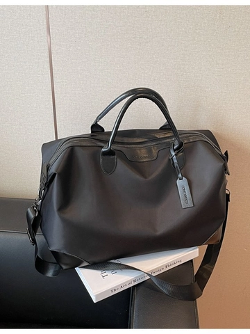 Sac de Voyage pour Femmes Grande Capacité Sac de Sport en Nylon Imperméable pour Fitness Yoga Week-end Sac à Bandoulière