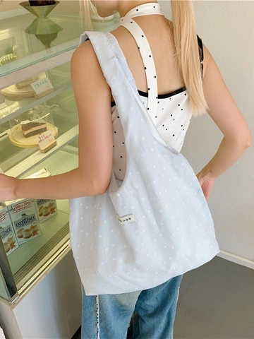 Women Casual Canvas Tote Bag Large Capacity Striped Floral Shoulder Bag For Daily Commuting Travel Fashion Handbag