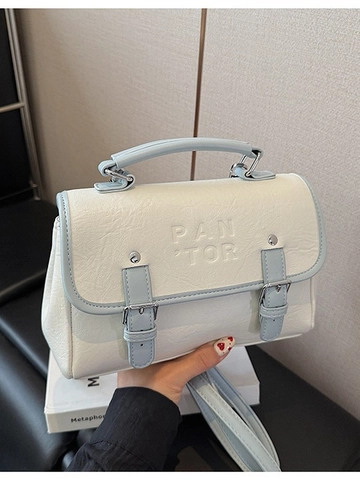 Zaino alla Moda in Pelle PU per Donna Stile Coreano Retrò con Lettere a Rilievo Borsa a Tracolla Borsa da Viaggio Multifunzionale