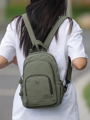 Fashion Women Oxford Cloth Backpack Waterproof Multi-Pocket Crossbody Bag Casual Daily Travel Korean Style Small Trendy Bag