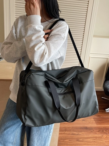 Large Capacity Travel Duffel Bag Lightweight Waterproof Sports Gym Bag For Women Men Simple Foldable Luggage Storage Handbag