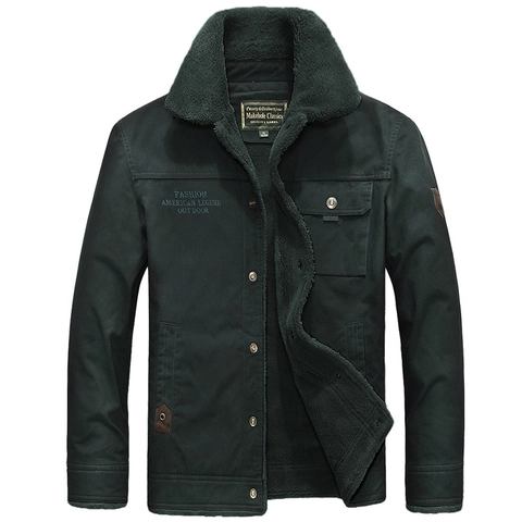 Veste Rembourrée d'Hiver pour Hommes Doublée en Sherpa Manteau en Coton Robuste Polaire Thermique à Capuche Extérieur Parka Grande Taille Homme