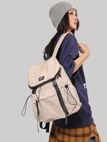 Large Capacity Outdoor Backpack For Men Women Waterproof Nylon School Bag Multi-Pocket Urban Functional Casual Daypack