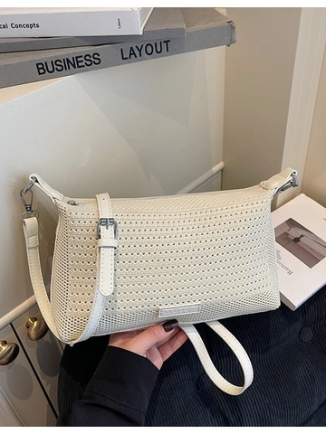Große Kapazität Gewebte Umhängetasche Damen Gestrickte Mesh Knödeltasche Sommer Strand Schultertasche Reise Freizeit Tasche