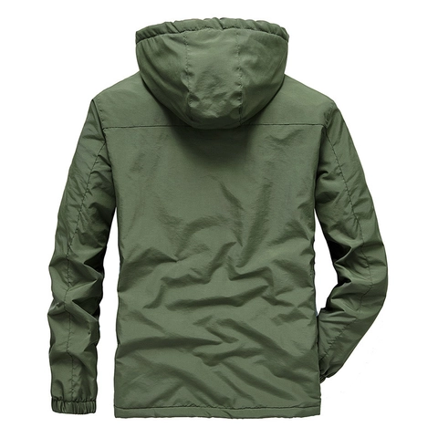 Ανδρικό Υπαίθριο Μπουφάν Με Επένδυση Fleece Και Κουκούλα Χειμερινό Ζεστό Αντιανεμικό Casual Παλτό Πολλές Τσέπες Βαρύ Επενδεδυμένο