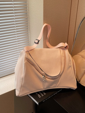 Große Kapazität PU Geflochtene Textur Reisetasche Mit Unabhängigem Schuhfach Wasserdichte Sport Gym Duffel Bag Für Damen Herren