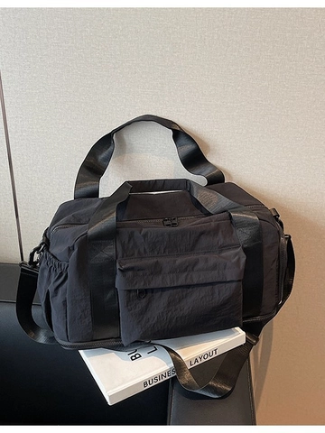 Grote Capaciteit Canvas Reistas Voor Vrouwen Casual Sport Fitness Yoga Tas Waterdicht Overnight Weekend Duffel Bag Met Verstelbare Riem