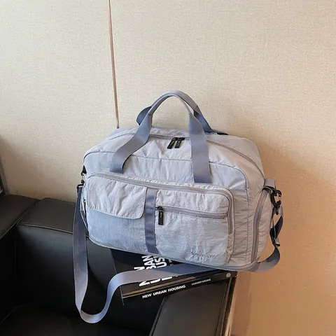 Große Kapazität Nylon Reisetasche Trocken Nass Trennung Wasserdichte Sporttasche Für Gym Fitness Geschäftsreise Damen Herren
