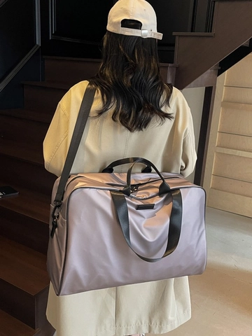 Borsa da Donna in Tessuto Oxford Impermeabile a Grande Capacità Borsa da Viaggio Business Casual Palestra Tracolla