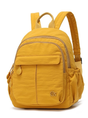 Zaino da Donna alla Moda in Nylon Grande Capacità Borsa da Viaggio Minimalista Casual Zainetto per Studenti Multitasca
